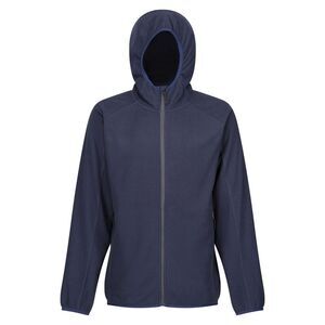 Regatta Mens Navigate Full Zip Fleece Jacket / Navy/Seal Grey